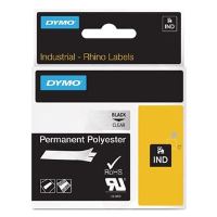Štítky Dymo 19mm, černý tisk/průhledný podklad, 622290 (1)