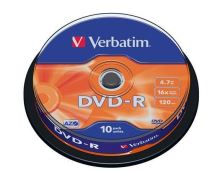 Verbatim DVD-R AZO 4,7 GB 16× Matt Silver, 10 ks Spindle – 43523 (3)
