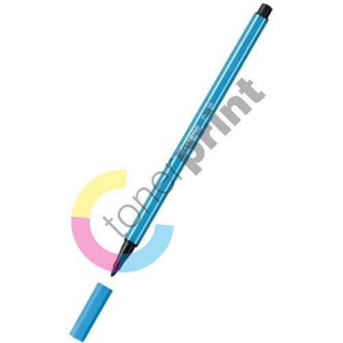 Fix STABILO Pen 68, 1 mm, neonová modrá 1