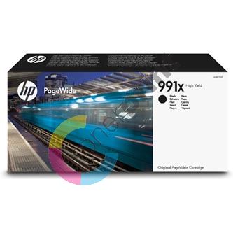 Inkoustová cartridge HP M0K02AE, PageWide Pro MFP 772dn, 777z, black, No.991X, originál