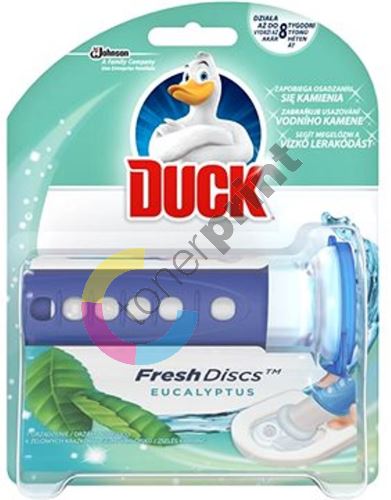 Duck Fresh Discs Active Eucalyptus WC gel pro hygienickou čistotu a svěžest Vaší toalety 3