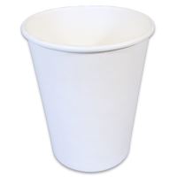 Papírový kelímek 0,4l BÍLÝ, BEZ PLASTŮ -  XL, 530 ml, 18 OZ, ? 90 mm (50 ks), FSC Mix