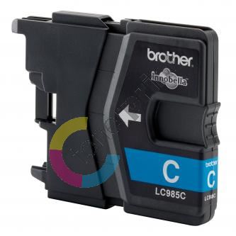 Cartridge Brother DCP-J315W, LC-985C, cyan, originál 1