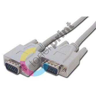 Kabel k monitoru VGA, 15M/15M, 2m, (15 pin), LOGO