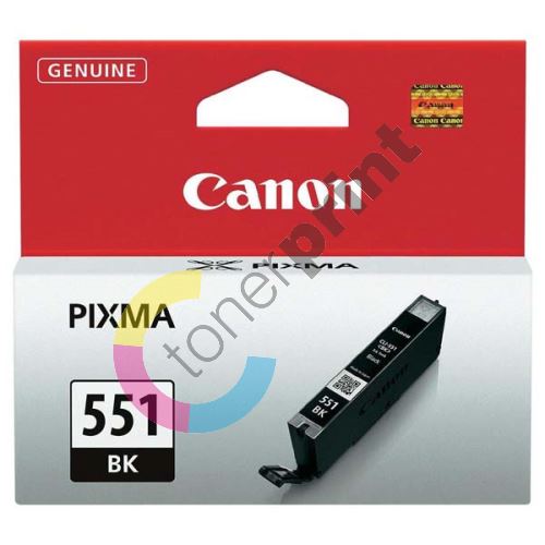 Cartridge Canon CLI-551Bk, black, 6508B001, originál 1