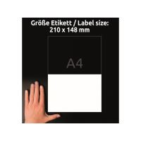 Univerzální etikety AVERY 210x148 mm 100 listů A4 - 3655 4 (3)