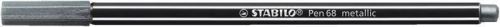Fix STABILO Pen 68, 1mm, metallic, stříbrná