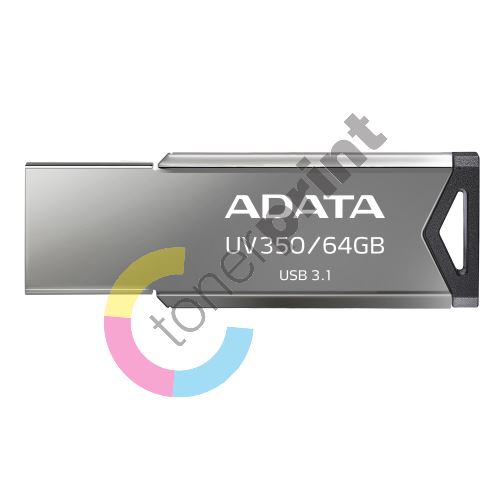 64GB ADATA UV350 USB 3.1 silver (potisk) 1