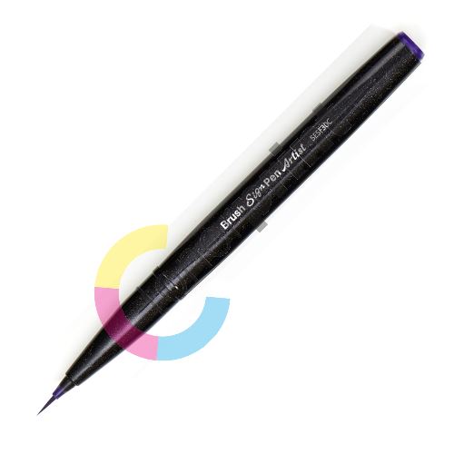 Pentel Sign Pen Artist SESF30C, barevný štěteček, fialový 1
