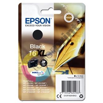 Inkoustová cartridge Epson C13T16314012, WF-2540WF, WF-2520NF, black, 16XL, originál