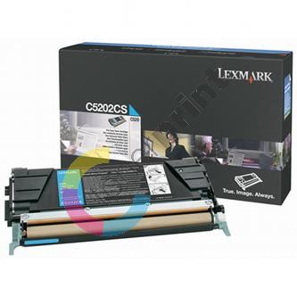 Toner Lexmark C530, C5202CS, modrá, originál 1