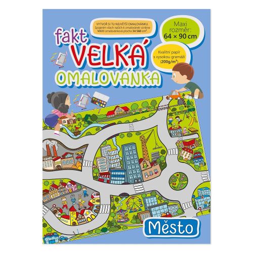 Fakt velká omalovánka, Město