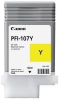 Inkoustová cartridge Canon PFI-107Y, 6708B001, žlutá, 130 ml, originál Inkoustová cartridge Canon PFI-107Y, 6708B001, žlutá, 130 ml, originál