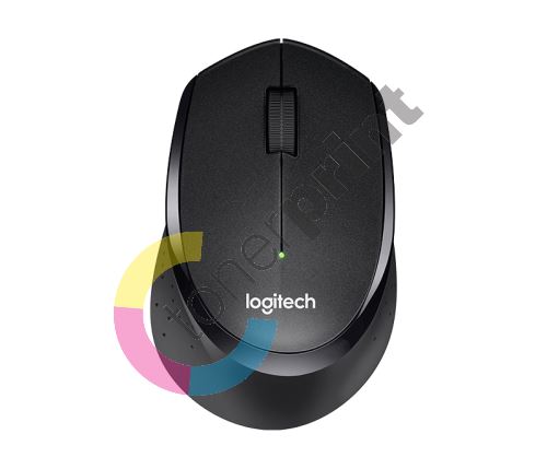 Logitech myš Wireless Mouse B330 silent plus black 1