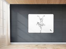 Bílá bezrámová magnetická tabule Qboard 150 x 97 cm (4)