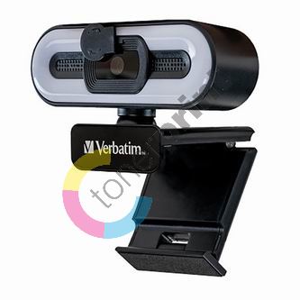 Verbatim Full HD Webkamera 2560x1440, 1920x1080, USB 2.0, černá, Windows, Mac OS X, Linux