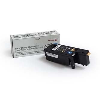 Toner Xerox 106R02760, Phaser 6020, 6022, WorkCentre 6025, 6027, cyan, originál