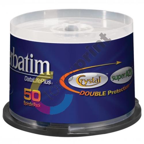 Verbatim CD-R, DataLife PLUS, 700 MB, Crystal, cake box, 43343, 52x, 50-pack 1