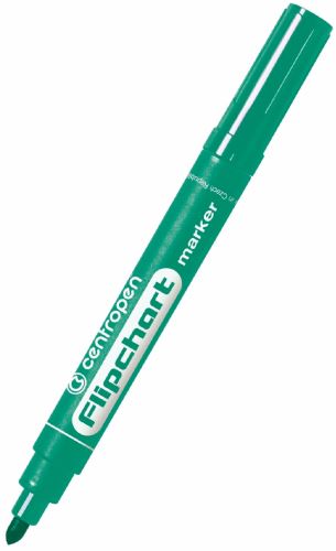 Značkovač Centropen 8550 zelený Flipchart 1
