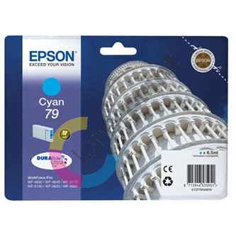 Cartridge Epson C13T79124010, 79L, cyan, originál 1