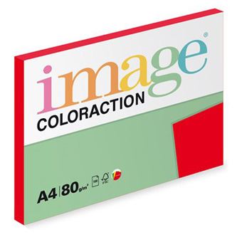 Barevný xerografický papír Image Coloraction A4 80 g Chile jahodově červená – 100 archů