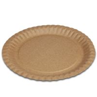 Papírový talíř KRAFT 23 cm (100 ks), s tukovou bariérou, FSC Mix Papírový talíř KRAFT 23 cm (100 ks), s tukovou bariérou, FSC Mix