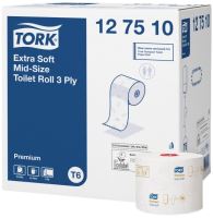 Tork Mid-size extra jemný toaletní papír, 3vrstvý, bílý, T6, 127510