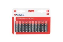 Tužkové baterie Verbatim AA / LR6 / MN1500 / Mignon, alkalické 1,5 V, 10 ks Tužkové baterie Verbatim AA / LR6 / MN1500 / Mignon, alkalické 1,5 V, 10 ks