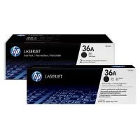 HP originální toner 36A (CB436AD) 2× Black pro LaserJet P1505, M1522 | 2× 2 000 stran
