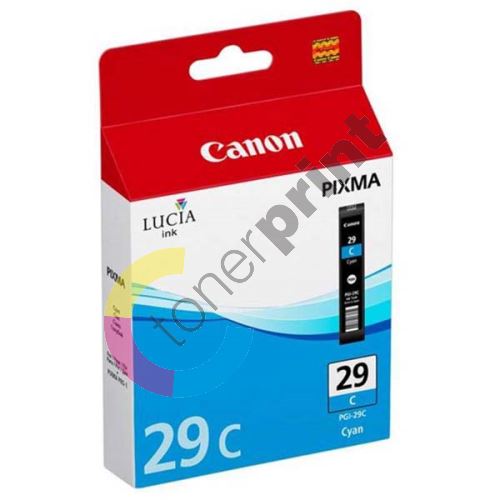 Cartridge Canon PGI-29C, 4873B001, cyan, originál 1
