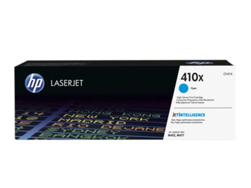 Toner HP CF411X, Color LaserJet Pro M452, M477, cyan, 410X, originál