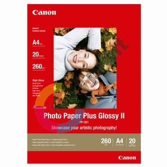 Canon Photo Paper Plus Glossy, foto papír, lesklý, A4, 210x297mm 260 g/m2, 20ks, 1