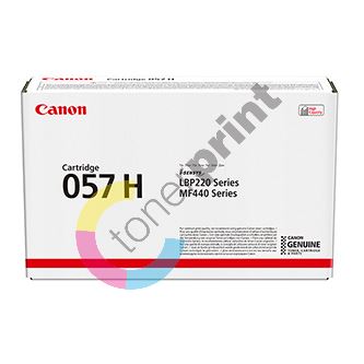 Toner Canon CRG 057H, LBP228, LBP226, LBP223, MF449, 3010C002, black, originál