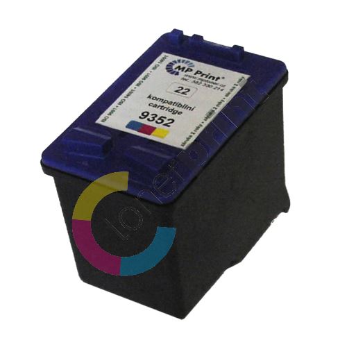Cartridge HP C9352AE, color, No. 22XL, MP print 1