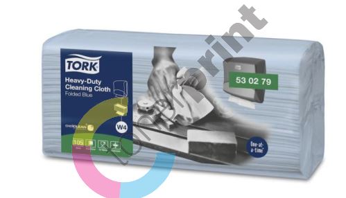 Utěrky netkaná textílie Tork Premium 530 Top Pak modrá W4 - 105ks