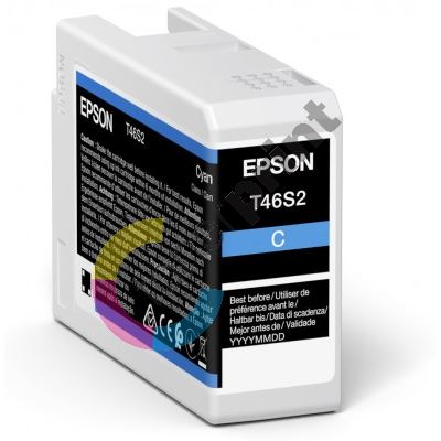 Inkoustová cartridge Epson C13T46S200, SC-P700, cyan, originál 1