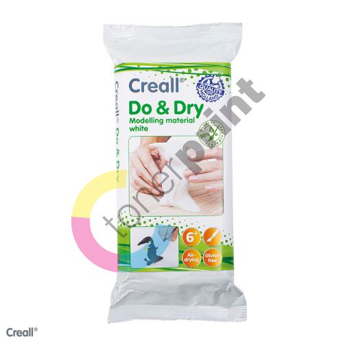 Creall Do&Dry modelovací hmota, samotvrdnoucí, bílá, 500g 1