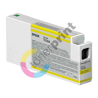 Inkoustová cartridge Epson C13T636400, Stylus Pro 7900/9900, yellow, originál