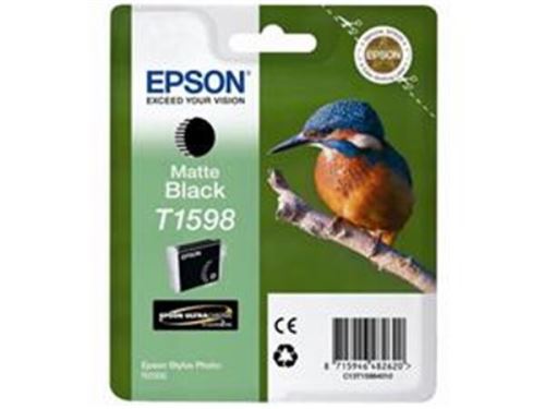 Inkoustová cartridge Epson T1598, C13T15984010, Matte Black, 17 ml, originál