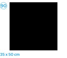 Barevný papír 35 × 50 cm, 300 g/m2, černý