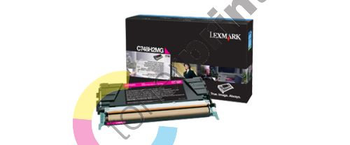 Toner Lexmark C748H2MG, magenta, HC, originál 1