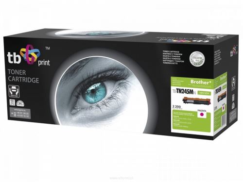 Toner kompatibilní Brother TN-245M, HL-3140CW, DCP-9020CDW, purpurový, TB Print
