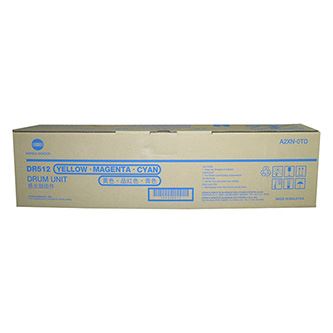 Optický válec Konica Minolta DR-512, A2XN0TD, bizhub C224–C554, barevný CMY, originál