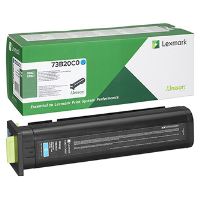 Toner Lexmark 73B20C0, CS827de, CX827de, return, cyan, originál (1)