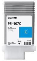 Inkoustová cartridge Canon PFI-107C, 6706B001, cyan, 130 ml, originál