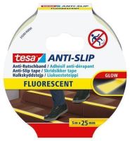 Protiskluzová páska Tesa Anti-Slip 25 mm × 5 m fluorescenční, svítící ve tmě