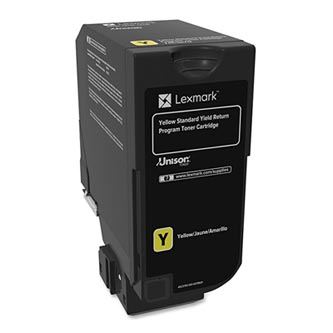 Toner Lexmark 74C20Y0, CS720de, CS725de, CX725de, return, yellow, originál