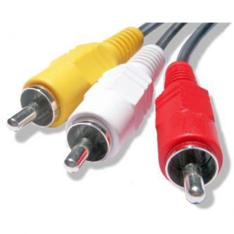 Audio/Video Kabel cinch M 3x/cinch M 3x, 2 m