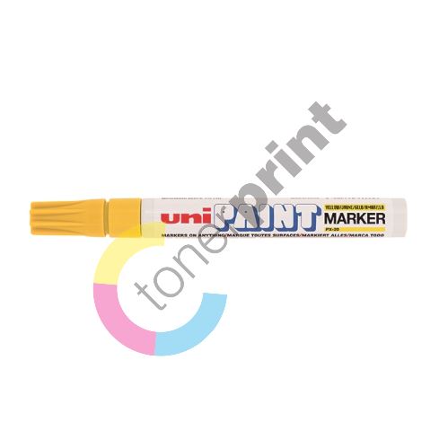 Uni Paint Medium lakový popisovač PX-20, 2,2-2,8 mm, žlutý 1
