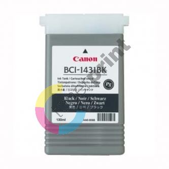 Inkoustová cartridge Canon BCI-1431BK, CF8963A001AA, černá, originál